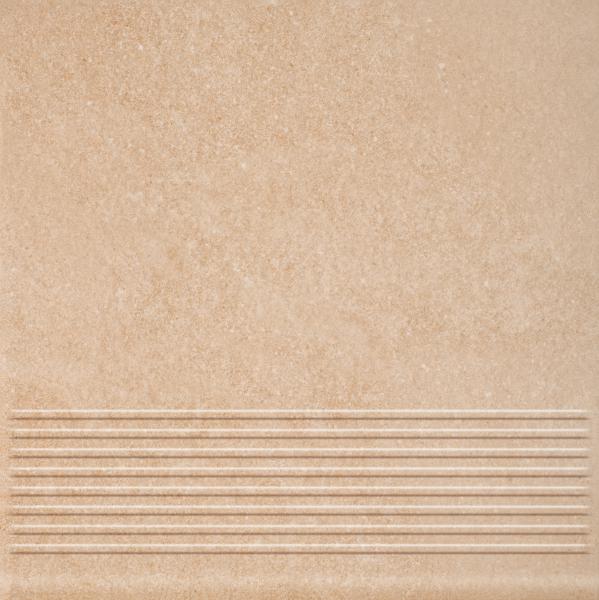Mattone Sabbia Beige Stopnica Prosta 30X30