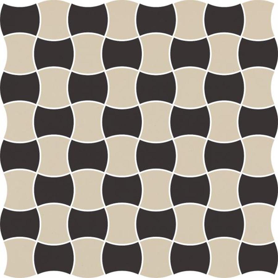 Modernizm Nero Mozaika Prasowana K.3,6X4,4 Mix C 30,86X30,86