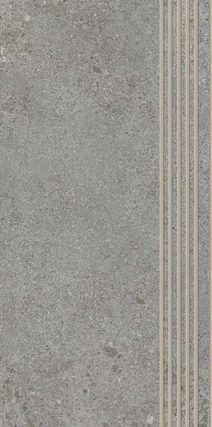 Authority Grey Stopnica Prosta Nacinana Mat. 29,8X59,8