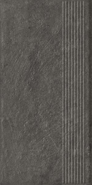 Carrizo Basalt Stopnica Prosta Struktura Mat 30,0X60,0