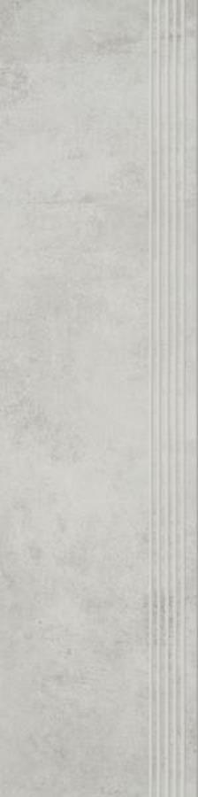 Scratch Bianco Stopnica Prosta Nacinana Mat. 29,8X119,8