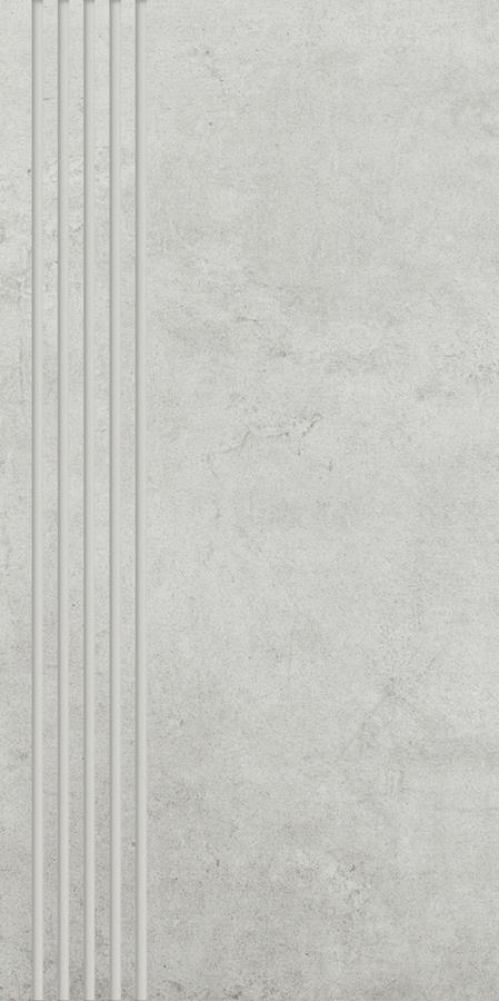 Scratch Bianco Stopnica Prosta Nacinana Polpoler 29,8X59,8