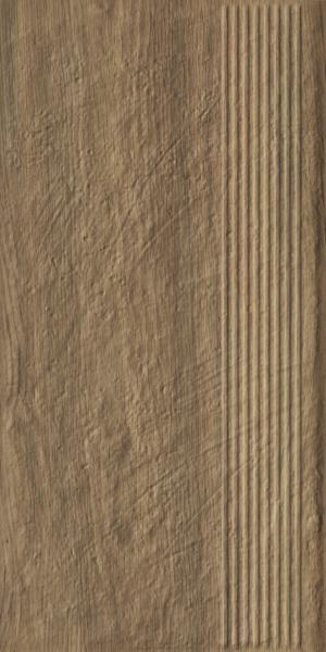 Carrizo Wood Stopnica Prosta Struktura Mat 30,0X60,0