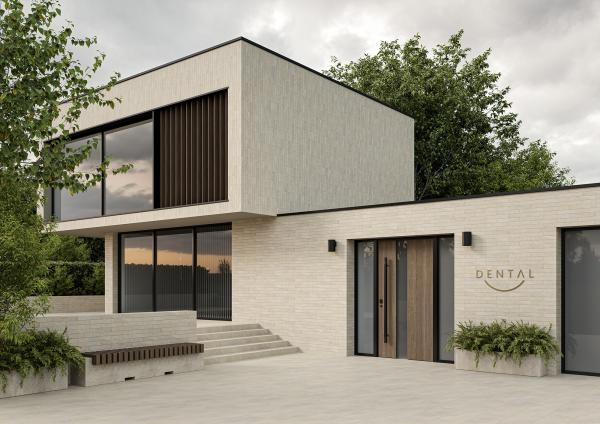 Eremite Crema Stopnica Prosta Struktura Mat 30,0X60,0