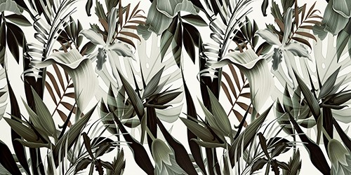 Rainforest Leaves Sat 59,8X119,8