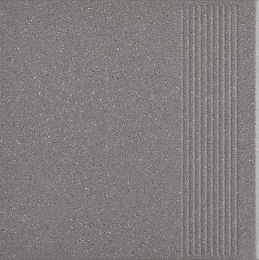 Bazo Nero Stopnica Prosta Gres Sol-Pieprz Mat. 30X30