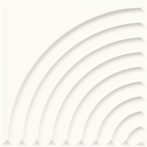 Neve Creative Bianco Sciana Struktura B Mat 19,8X19,8