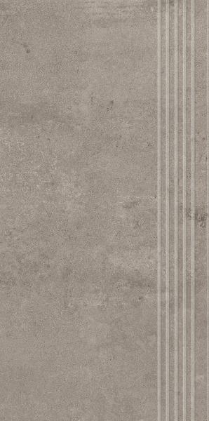 Pure Art Dark Grey Stopnica Prosta Nacinana Mat. 29,8X59,8