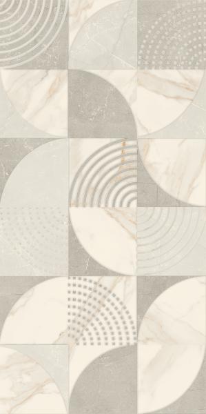 Hope Grey Sciana Polysk Dekor 30X60