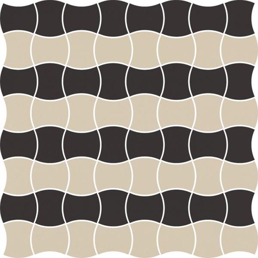 Modernizm Nero Mozaika Prasowana K.3,6X4,4 Mix B 30,86X30,86