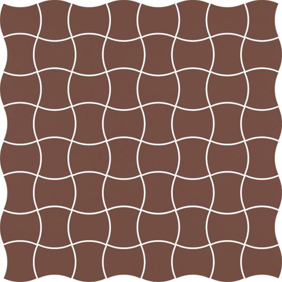 Modernizm Brown Mozaika Prasowana K.3,6X4,4  30,86X30,86