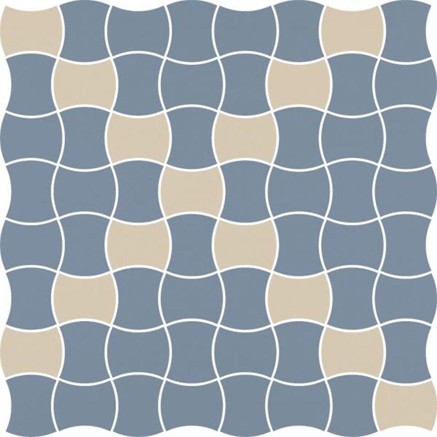 Modernizm Blue Mozaika Prasowana K.3,6X4,4 Mix 30,86X30,86