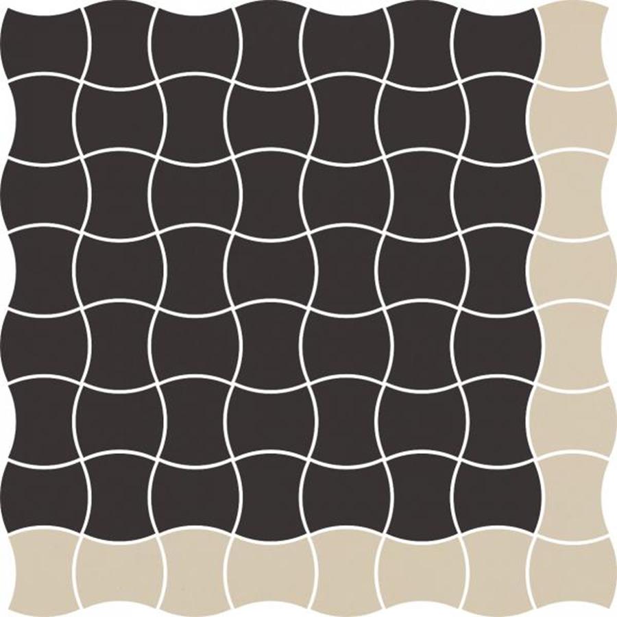 Modernizm Nero Mozaika Prasowana K.3,6X4,4 Mix A 30,86X30,86