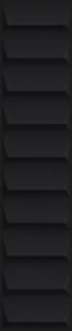 Duo Tonne Black Cegielka Struktura E Mat 6,5X29,8